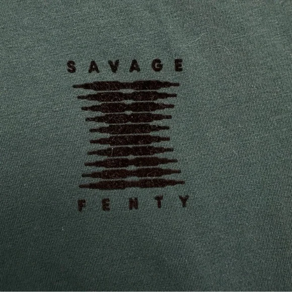 Savage X Fenty Hooded Jumpsuit Hunter Green Teal One Piece Cotton Size 3X - Picture 9 of 14